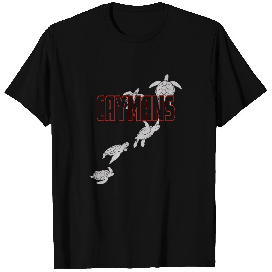 Turtle Pet Caymans Sea Turtles Scuba Diving with T-Shirts