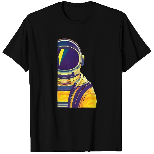 Astronaut Job Space Helmet Man Reflective Visor Orange Gift Idea T-Shirts