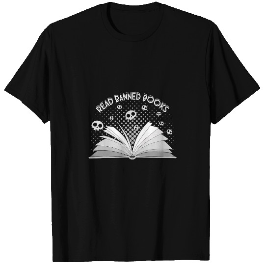Book Fun Read Banned Books Emo Occult Gothic Fan Reader Read Books T-Shirts