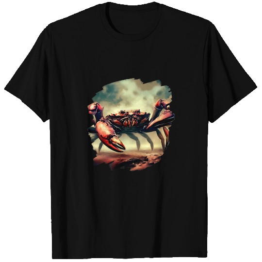 Fishing Fun Crabs Giant Crab Art Crabs Seafood Crabmeat Ocean Fishing T-Shirts