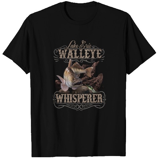 Fishing Fun Lake Erie Walleye Whisperer378 T-Shirts