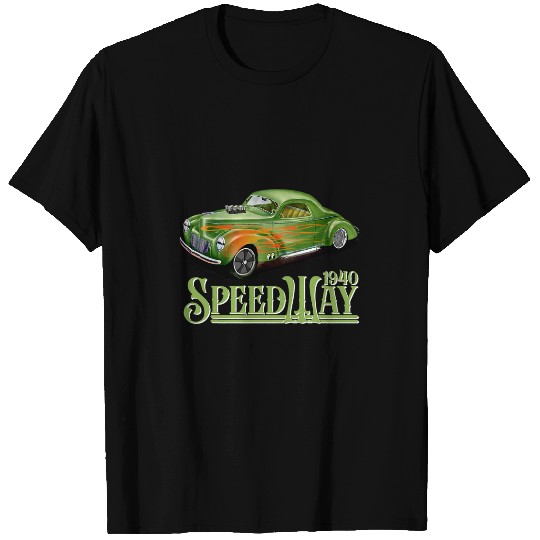 Gasser Hot Rod 1940 Willys Business Coupe Speedway Model T-Shirts
