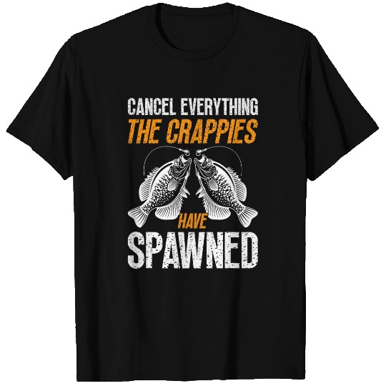 Fishing Fun Crappie Fishing Accessories for Crappie Fisher Fishing Lure T-Shirts