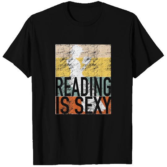 Book Fun Reading is Sexy vintages 50s Retro Distressed Style T-Shirts