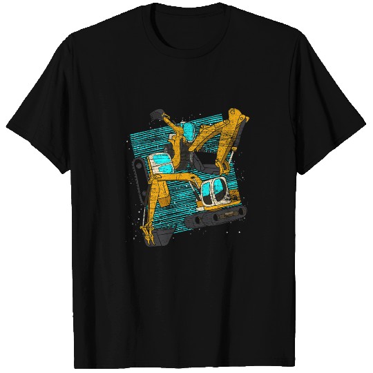 Excavator Fun Construction Work Vehicle Digger Kids Toddlers T-Shirts