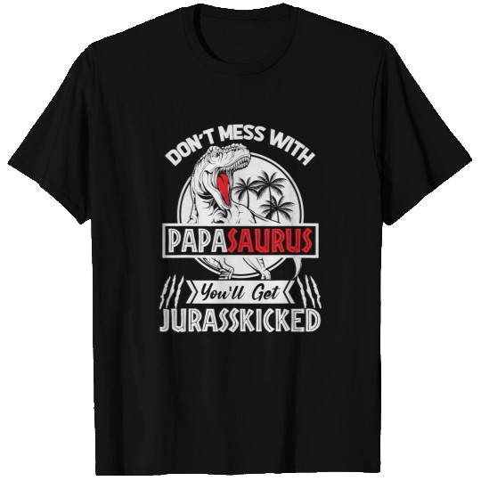 Dinosaur Pet vintages Papasaurus Sunset Trex Dinosaur Lover Jurasskicked 1 T-Shirts