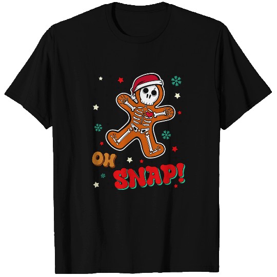 nurses Job Oh Snap Gingerbread nurses Funny Nursing Christmas Holiday T-Shirts
