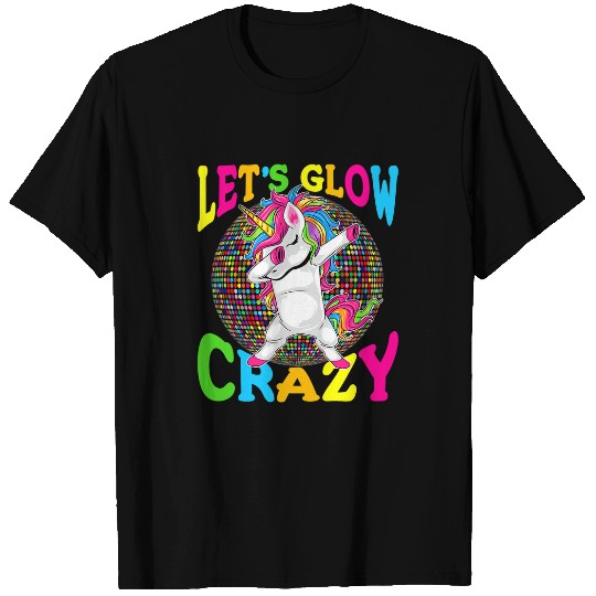 Unicorn Pet Lets Glow  Retro 80s T-Shirts