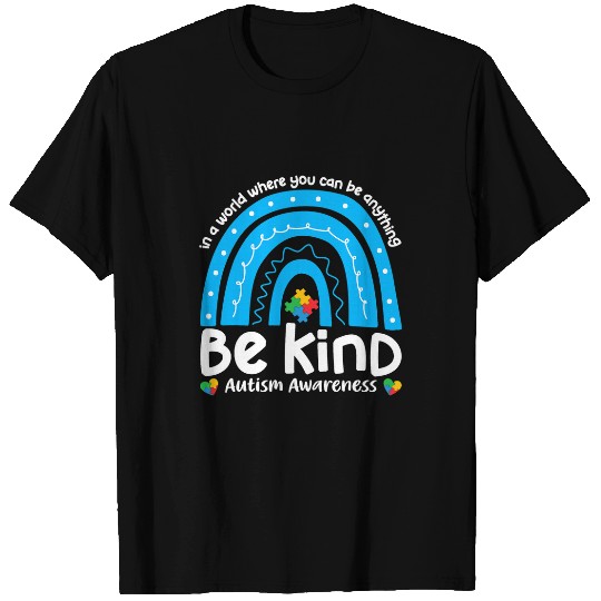 Autism Puzzle Be Kind Autism Awareness Leopard Rainbow Choose Kindness 4 T-Shirts