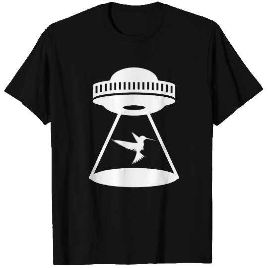 Aliens UFO Hummingbird Abduction Alien Spaceship Space Cute Funny T-Shirts
