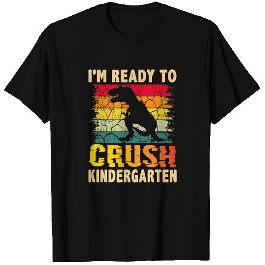 Dinosaur Pet Im Ready To Crush Kindergarten Dinosaur Back To School 4 T-Shirts