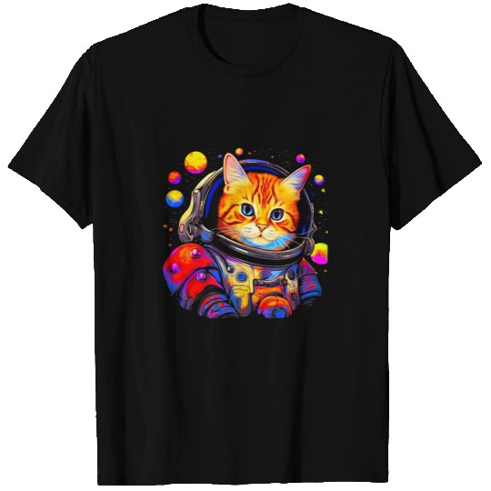 Astronaut Job Persian Cat Astronaut T-Shirts