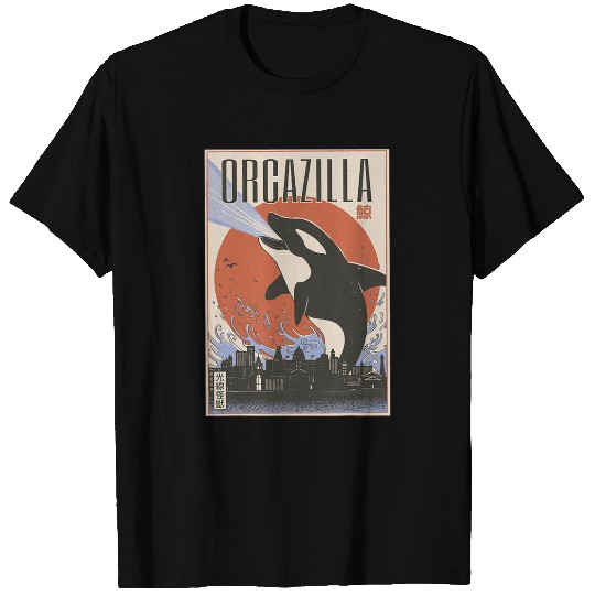 Whale Pet Funny Killer Whale Orca Lovers Orcazilla T-Shirts