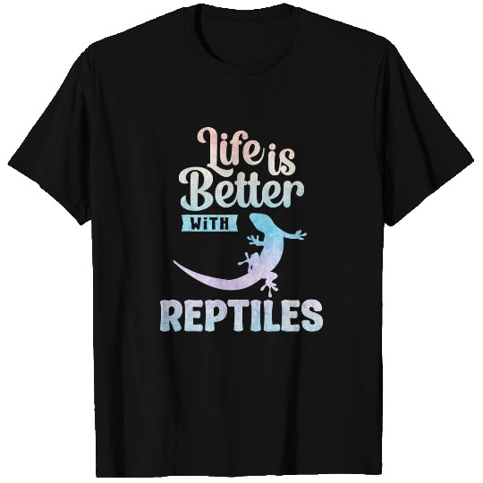 Komodo Pet Reptile Lover Cute Life Is Better With Reptiles Lizard Mom T-Shirts