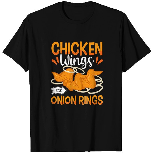 Chicken Pet Wings And Onion Rings T-Shirts