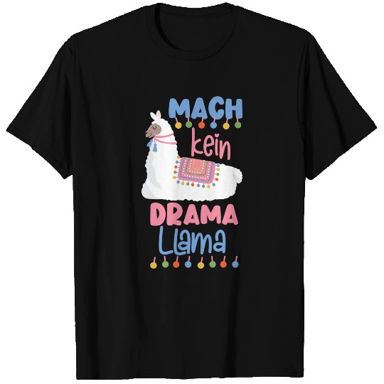 Llama Pet Mach keine Drama Lama alpaca gift for girls and women T-Shirts