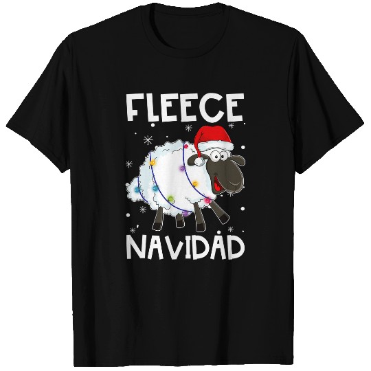 Sheep Pet Fleece Feliz Navidad Funny Cute Sheep Christmas 35 T-Shirts