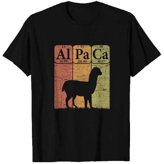 Llama Pet Alpaca Periodic Table Elements Llama Alpaca vintages 22 T-Shirts