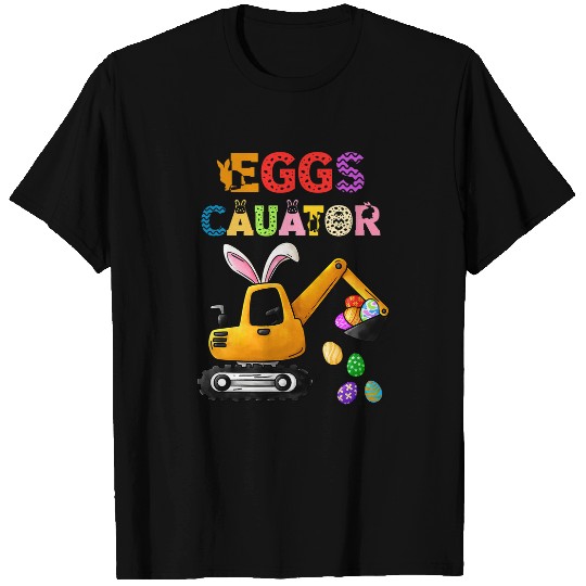 Excavator Fun Easter Day Egg Hunt for Boys Toddlers 1 T-Shirts