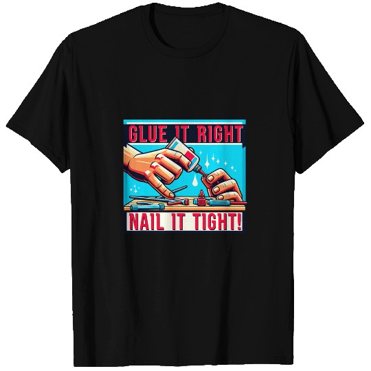 Miniature Model Building Making Glueing Nail Hobby T-Shirts