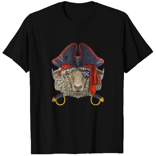 Sheep Pet Pirate Sheep Jolly Roger Halloween Costume Crossbones 10 T-Shirts