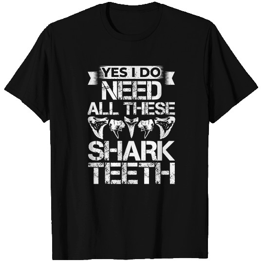 Shark Pet Fossil Collector Shark Teeth Collecting Fossil Tooth Hunter 2 T-Shirts