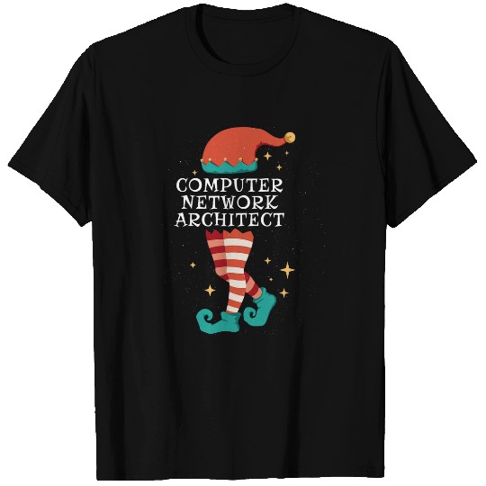 Architect Job Merry Christmas Santa Gnome xmass Computer Network Architect 8 T-Shirts