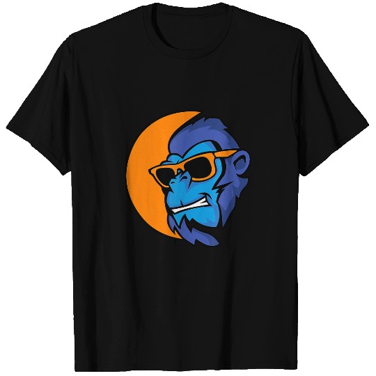 Gorilla Pet Monkey Sunglasses T-Shirts