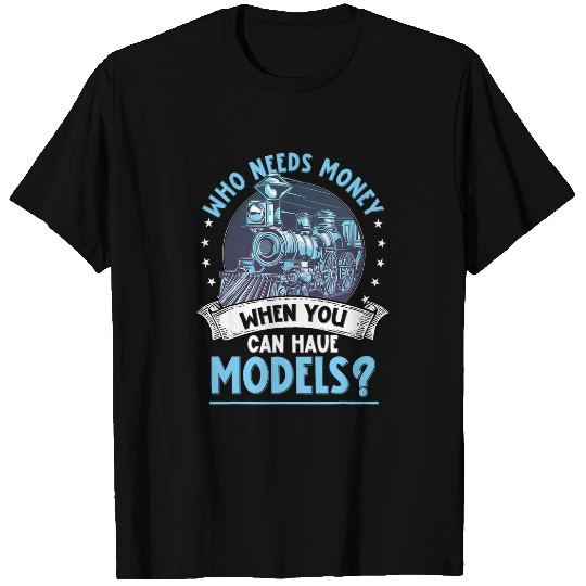 Miniature Railway Collector Model Train Set Model Railroad T-Shirts