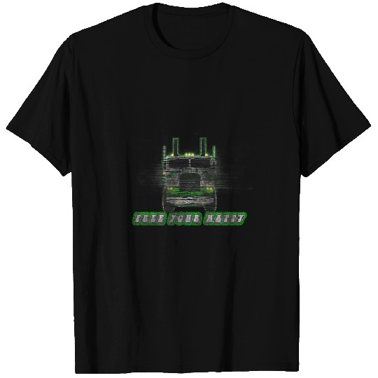 Truck Fun vintages Old School Trucker Cabover Semi T-Shirts