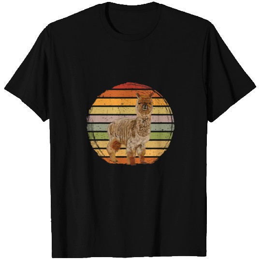Llama Pet Alpaca LLama vintages retro men women T-Shirts