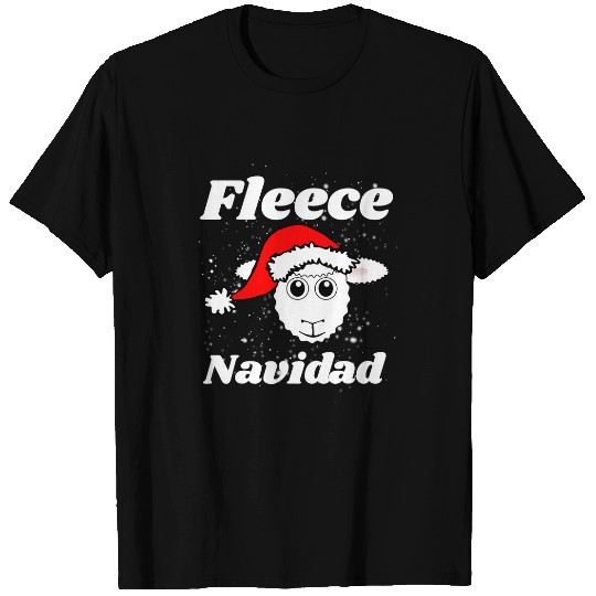 Sheep Pet Fleece Navidad Fleece Feliz Navidad Sheep Christmas 08 T-Shirts