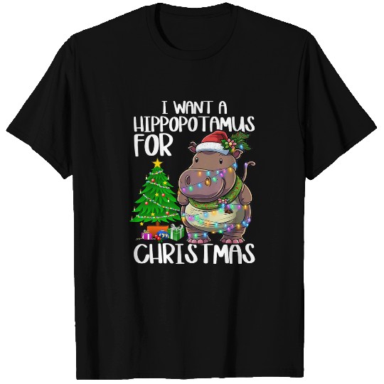 Hippo Pet I Want a Hippopotamus for Christmas Funny Kids Boys Youth 9 T-Shirts