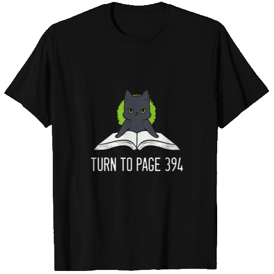 Turn To Page 394 Magician or Cat Owner T-Shirts