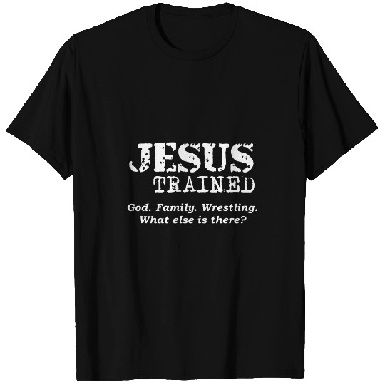 Sport Wrestling Jesus Trained Wrestling 2 T-Shirts
