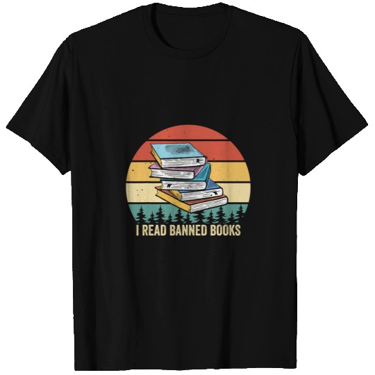 Book Fun I read Banned Book Lovers Retro vintages T-Shirts