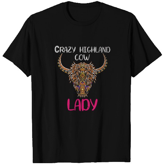 Cow Pet Hairy Farm Animal Scottish Farmer Women Girls Highland Cow T-Shirts