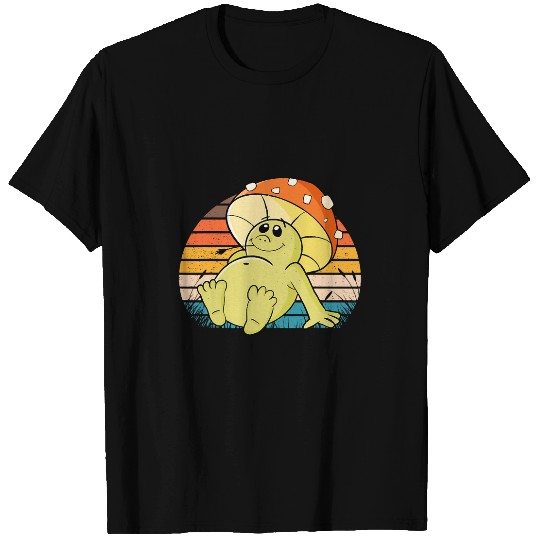Frog Pet Cottagecore Aesthetic Frog Mushroom Hat Toad Goblincore 4 T-Shirts