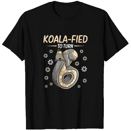 Koala Pet Kids 6 Year Old Koala 6th Birthday Party Animal Koala Lover T-Shirts