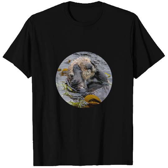 Otter Pet Swimming Pool Cute Oh No Embarrassed Sea Otter Swimming Seaotter T-Shirts