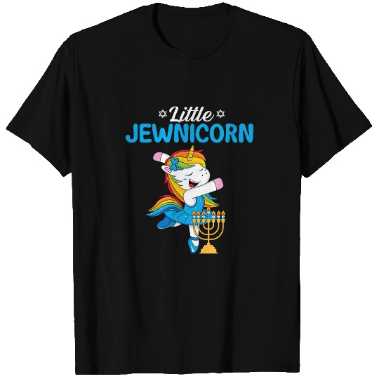 Unicorn Pet Cute Jewish Unicorn Menorah Ballerina Hanukkah Chanukah T-Shirts