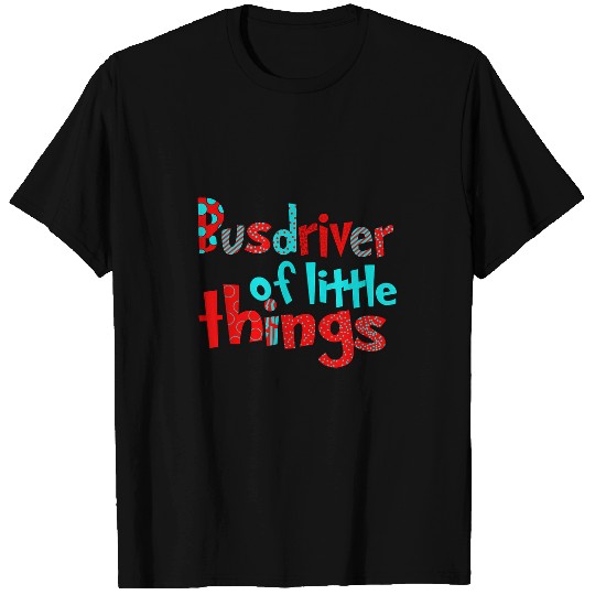 Book Fun Bus Driver Of Little Things Reading Lover Cute School Bus T-Shirts