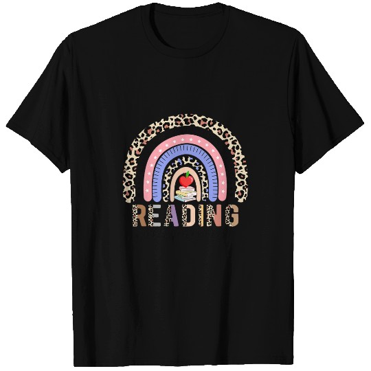 Book Fun Rainbow Reading Interventionist Book Lover Teacher Librarian T-Shirts