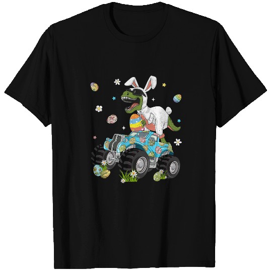 Dinosaur Pet Happy Easter Day Dinosaur Monster Truck Easter Boy Kid 1 T-Shirts