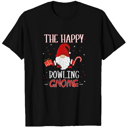 Sport Bowling xmass Gnome Christmas Group Costume T-Shirts