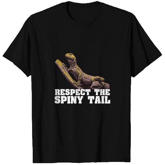 Komodo Pet Uromastyx Respect The Spiny Tail Funny Pet Dabb Lizard T-Shirts