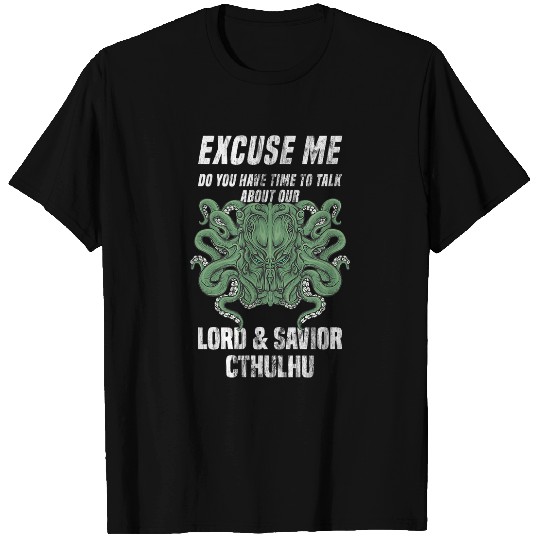 Octopus Pet Cthulhu Dark Lord Kraken Myth Occult Legends T-Shirts