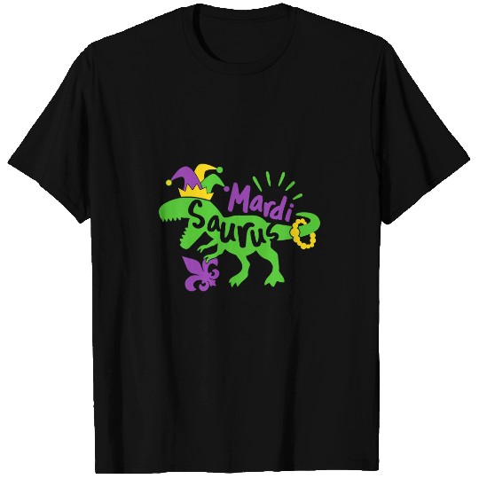 Dinosaur Pet Kids Mardi Saurus Funny T rexs Dinosaur Mardi Gras Gifts Kids Boys 8 T-Shirts
