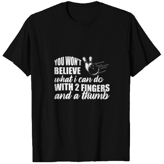 Sport Bowling Mens Bowlers Sport Hall Bowling Pin Ball T-Shirts