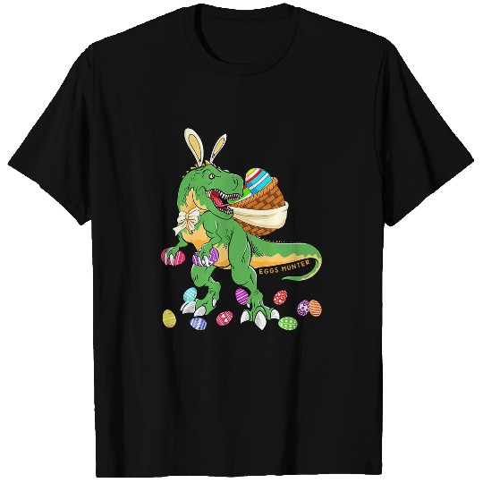 Dinosaur Pet Happy Dinosaur Easter Trex Dino Lover Basket Boy Kids T-Shirts